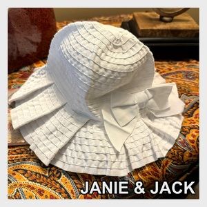 JANIE & JACK WHITE SUMMER HAT